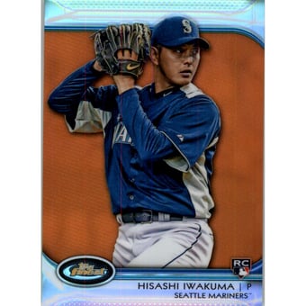 2012 Finest Orange Refractors #66 Hisashi Iwakuma