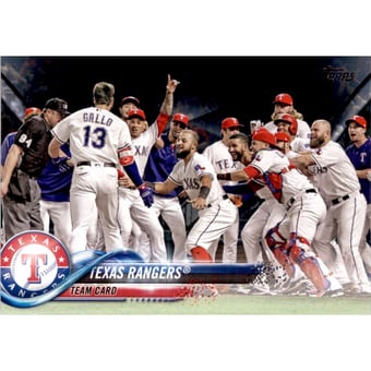 2018 Topps Black #229 Texas Rangers