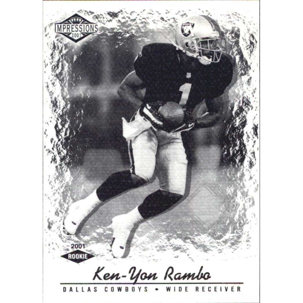 2001 Pacific Impressions Shadow #193 Ken-Yon Rambo