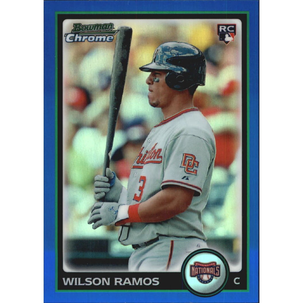 2010 Bowman Chrome Draft Blue Refractors #BDP109 Wilson Ramos