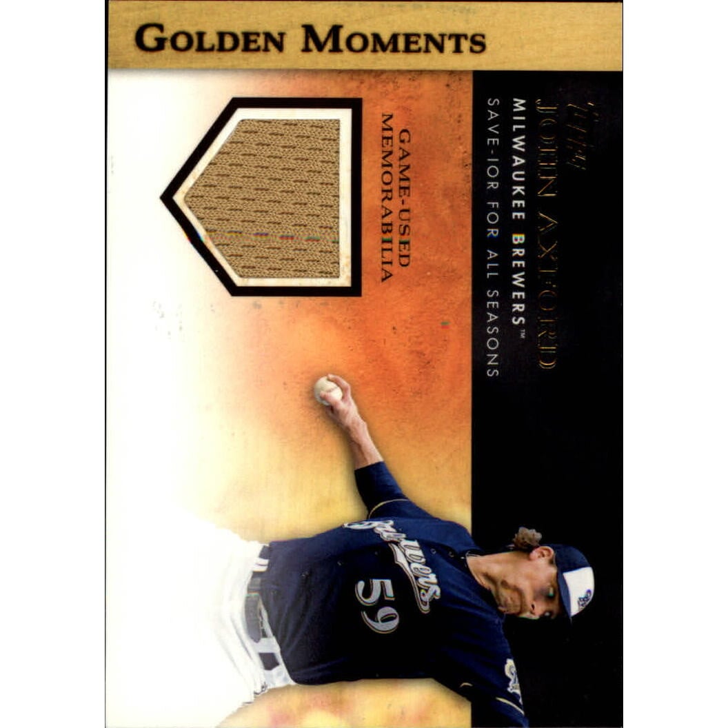 2012 Topps Golden Moments Relics #JA John Axford