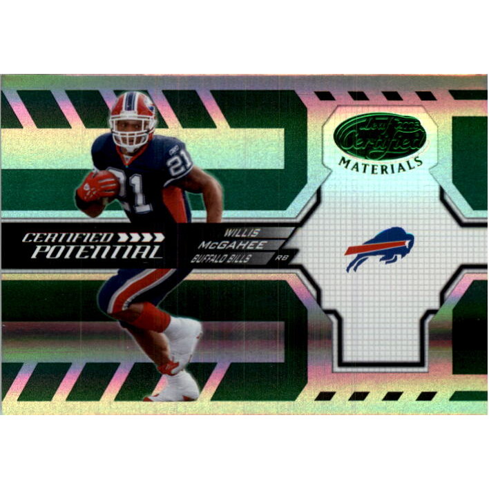 2005 Leaf Certified Materials Certified Potential Emerald #5 Willis McGahee