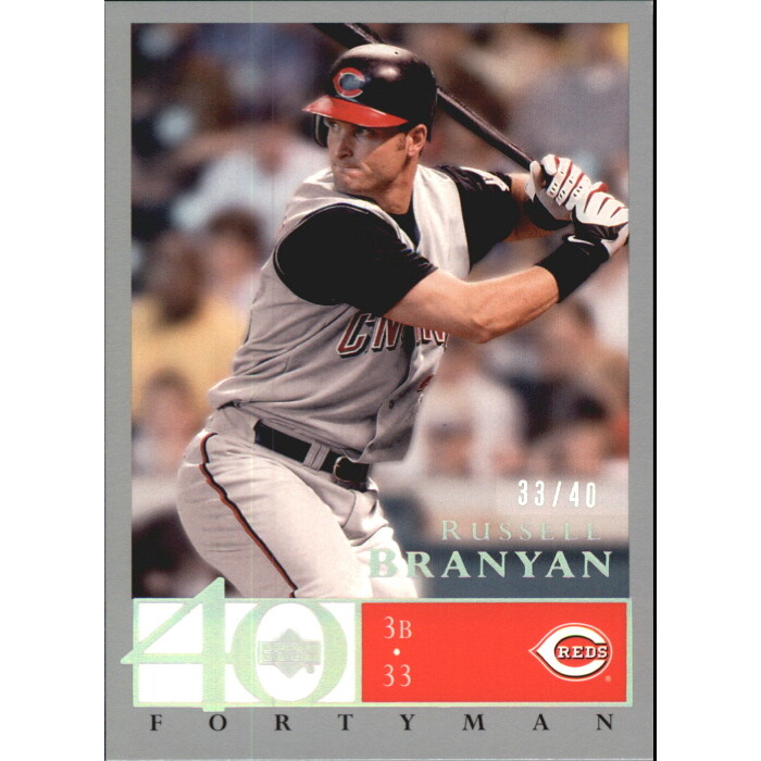 2003 Upper Deck 40-Man Rainbow #719 Russell Branyan. rookie card picture