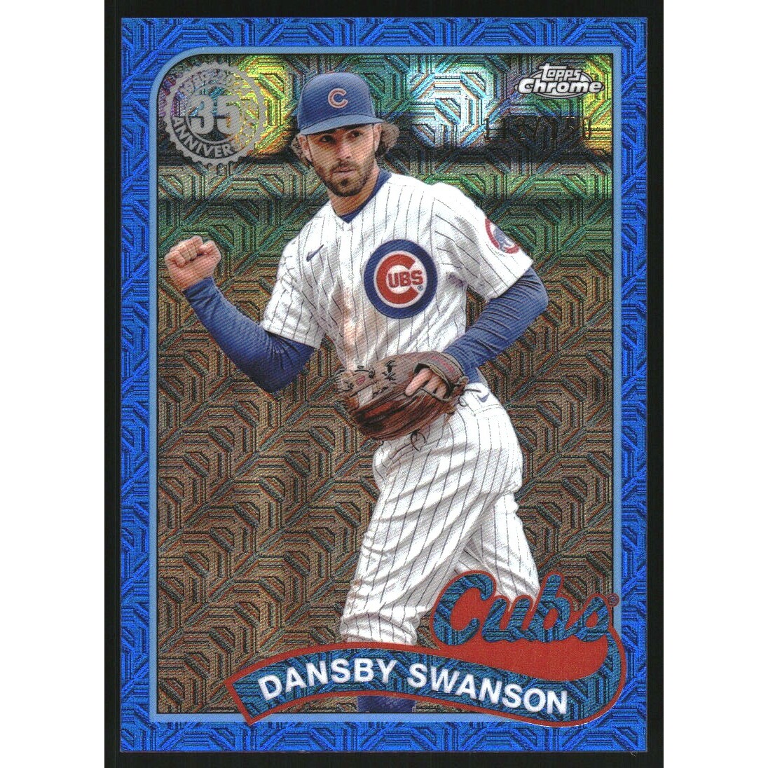 2024 Topps '89 Topps Silver Pack Chrome Series 2 Blue Refractors #2T89C80 Dansby Swanson