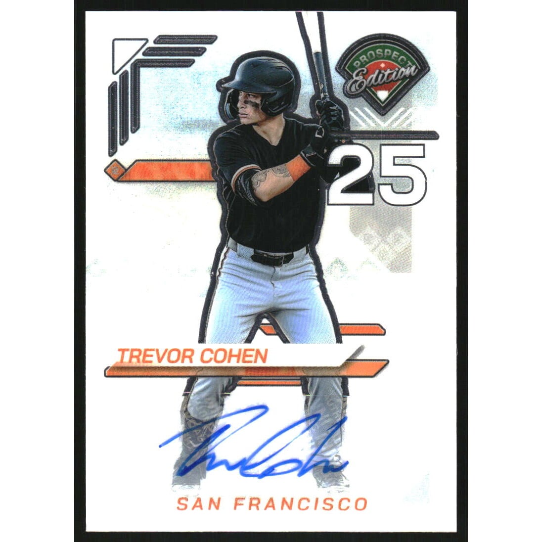 2025 Panini Prospect Edition Holo Prospect Ticket Signatures Prizms #3 Trevor Cohen