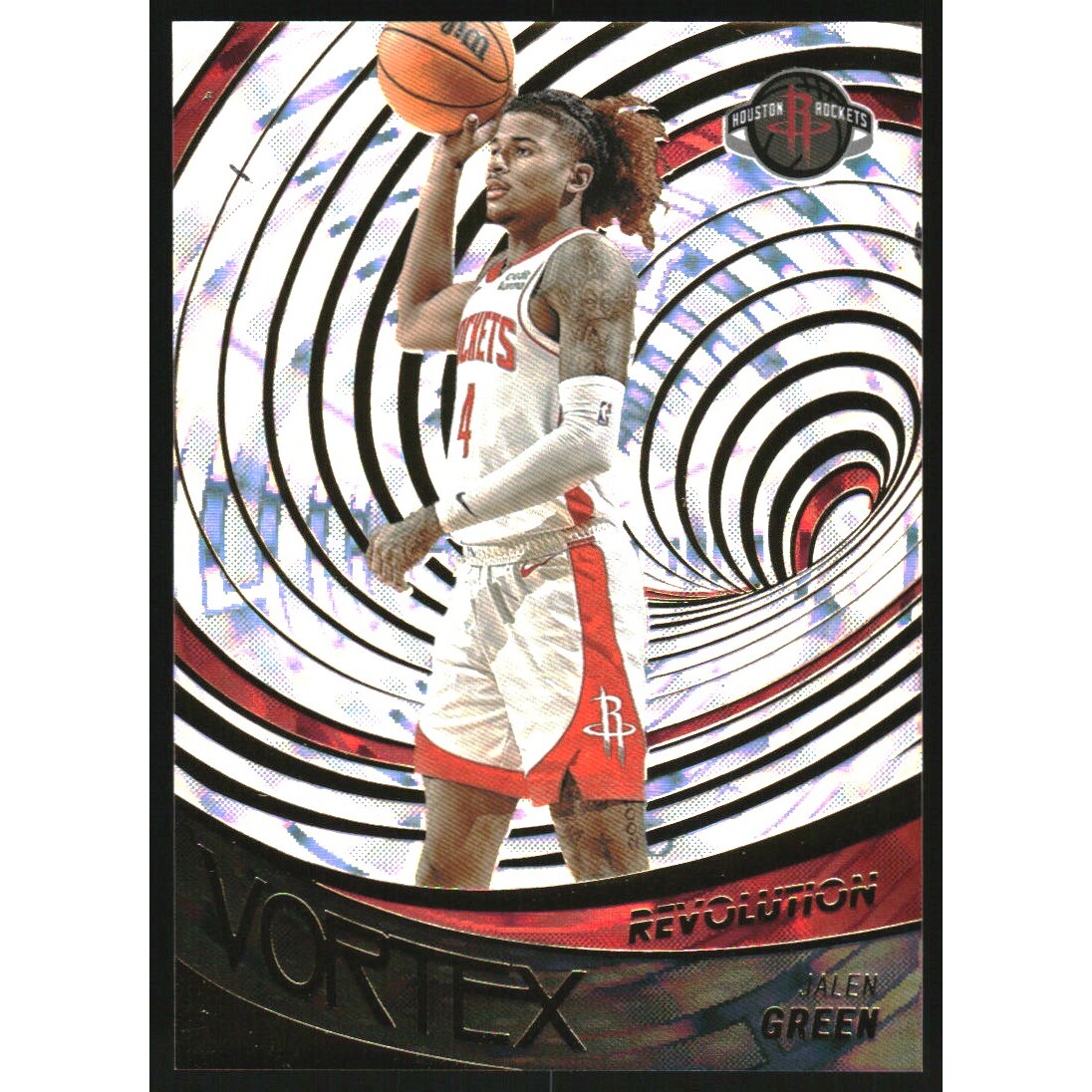 2022-23 Panini Revolution Vortex Fractal #25 Jalen Green