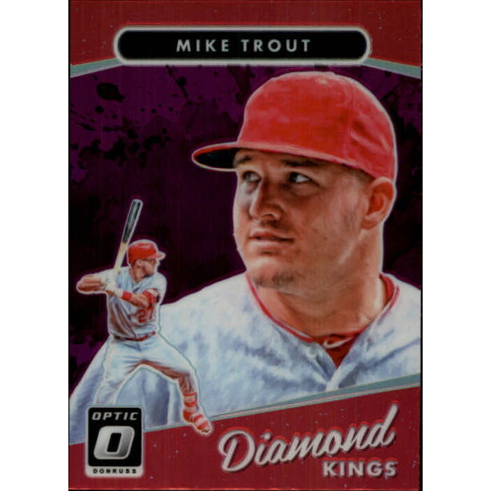 2017 Donruss Optic Purple #13 Mike Trout DK