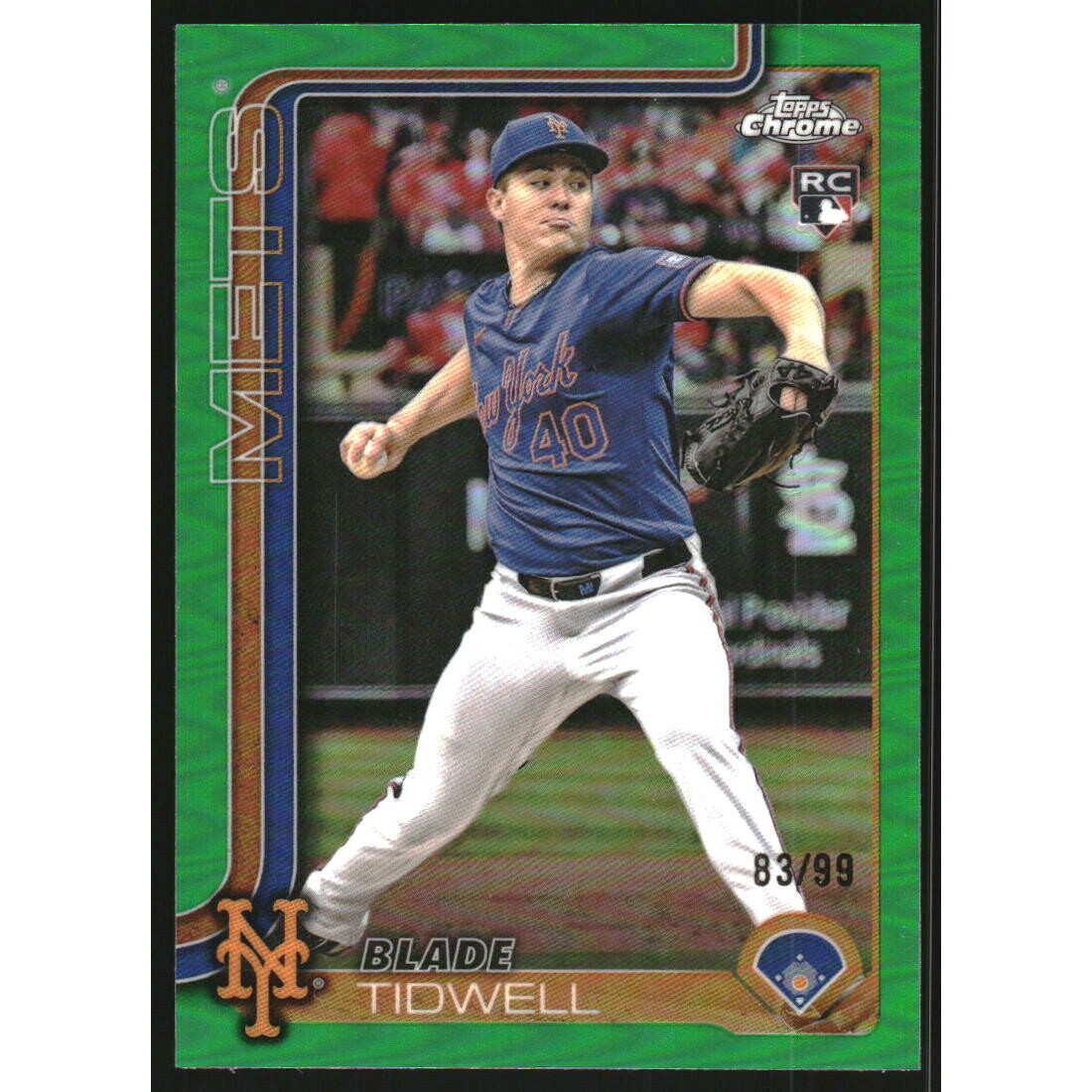 2025 Topps Chrome Update Green Refractors #USC14 Blade Tidwell