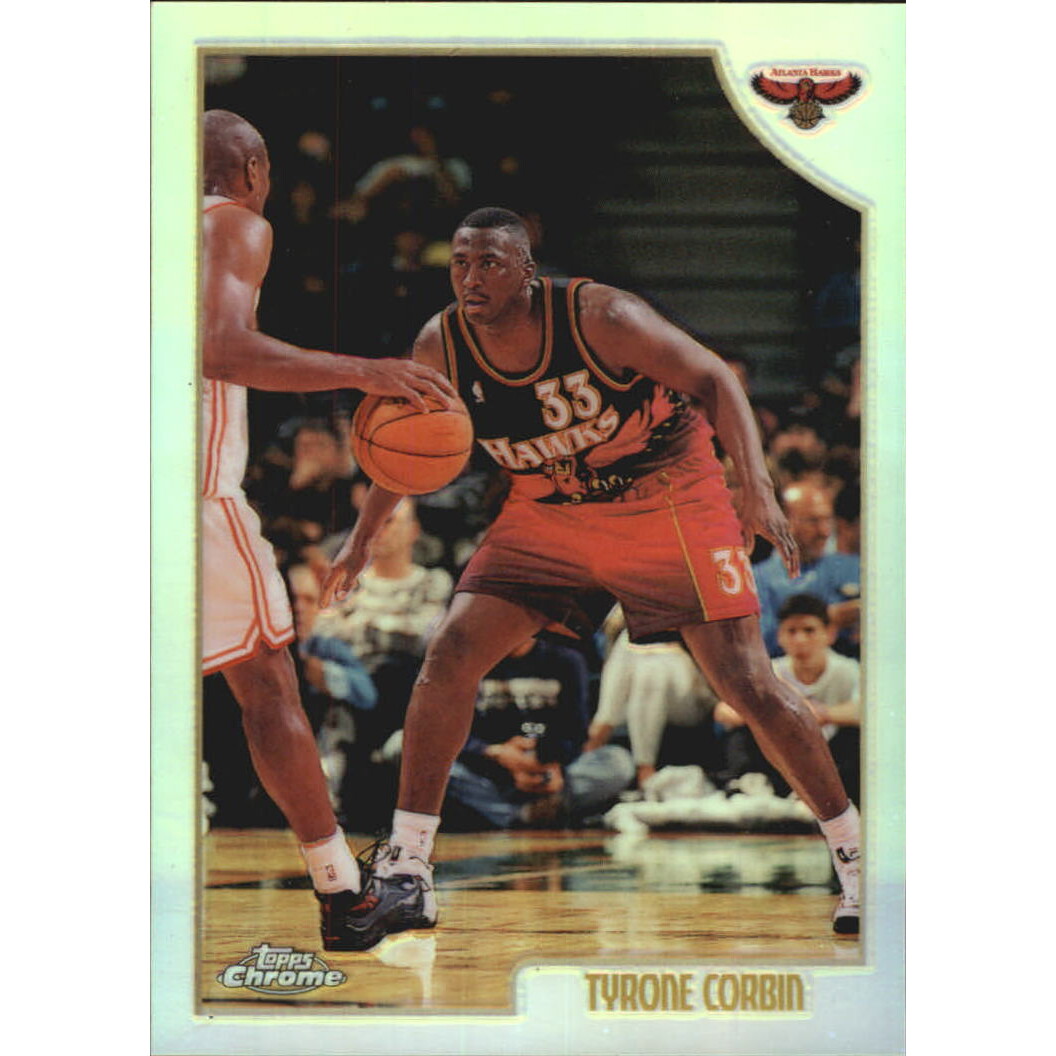 1998-99 Topps Chrome Refractors #214 Tyrone Corbin