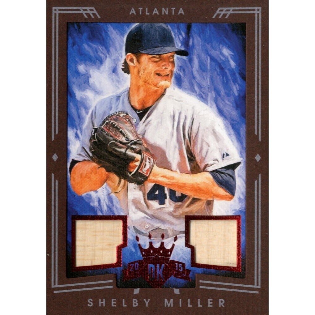 2015 Diamond Kings DK Materials Framed Red #123 Shelby Miller/99