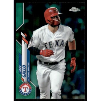 2020 Topps Chrome Green Refractors #191 Joey Gallo