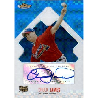 2006 Finest X-Fractors Blue #151 Chuck James AU