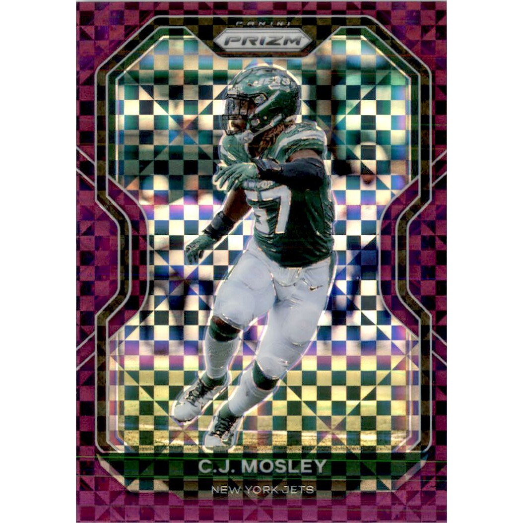 2020 Panini Prizm Prizms Purple Power #34 C.J. Mosley