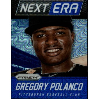 2014 Panini Prizm Next Era Prizms Blue Mojo #10 Gregory Polanco