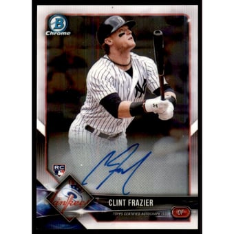 2018 Bowman Chrome Rookie Autographs #CRACF Clint Frazier