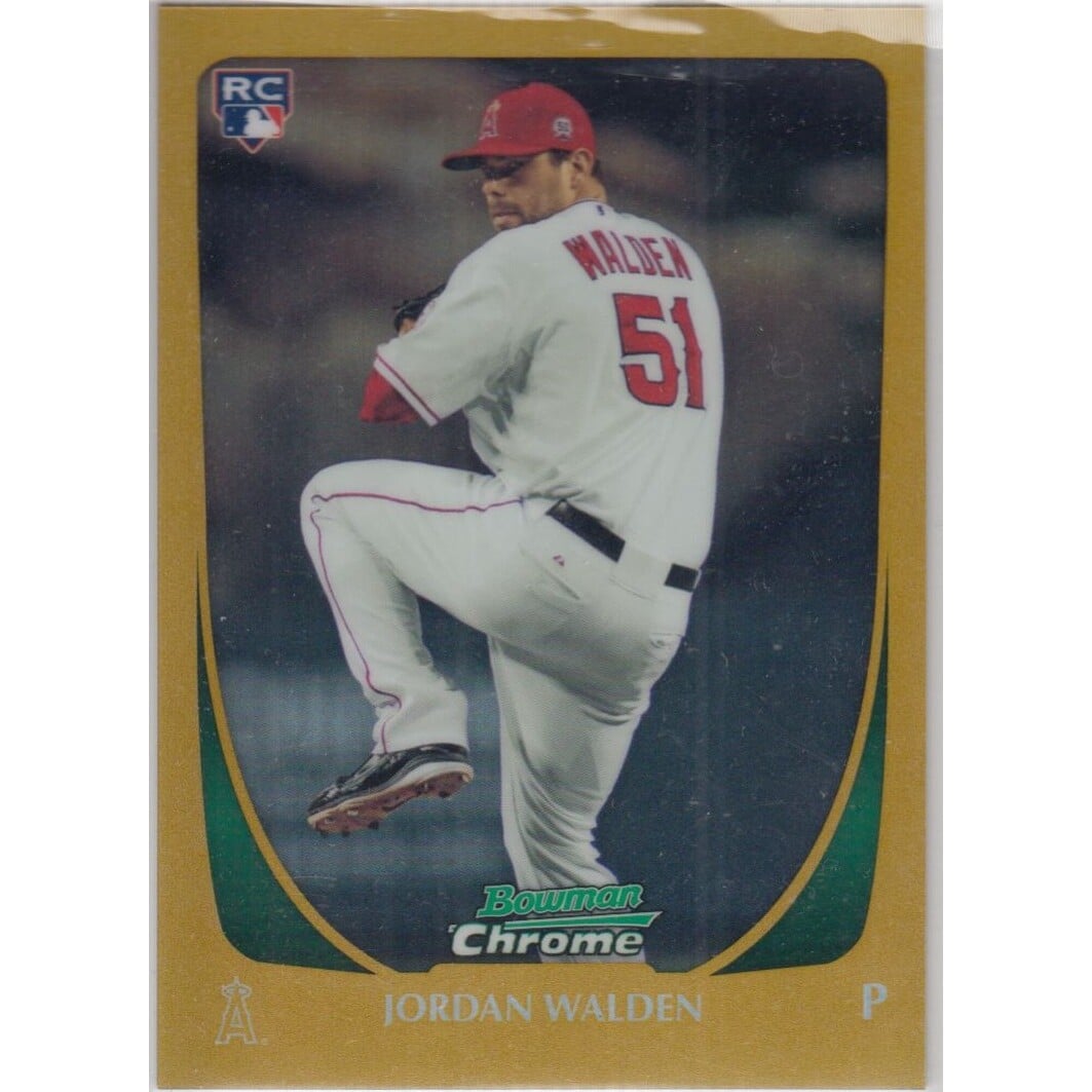 2011 Bowman Chrome Gold Refractors #208 Jordan Walden
