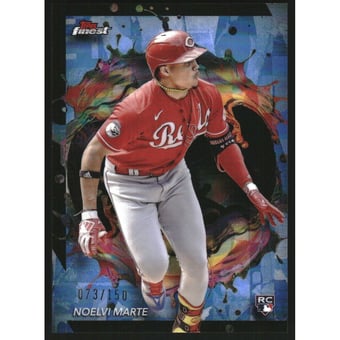 2024 Finest Sky Blue Refractors #232 Noelvi Marte
