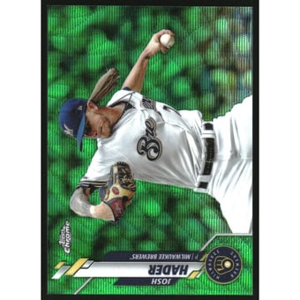2020 Topps Chrome Green Wave Refractors #40 Josh Hader