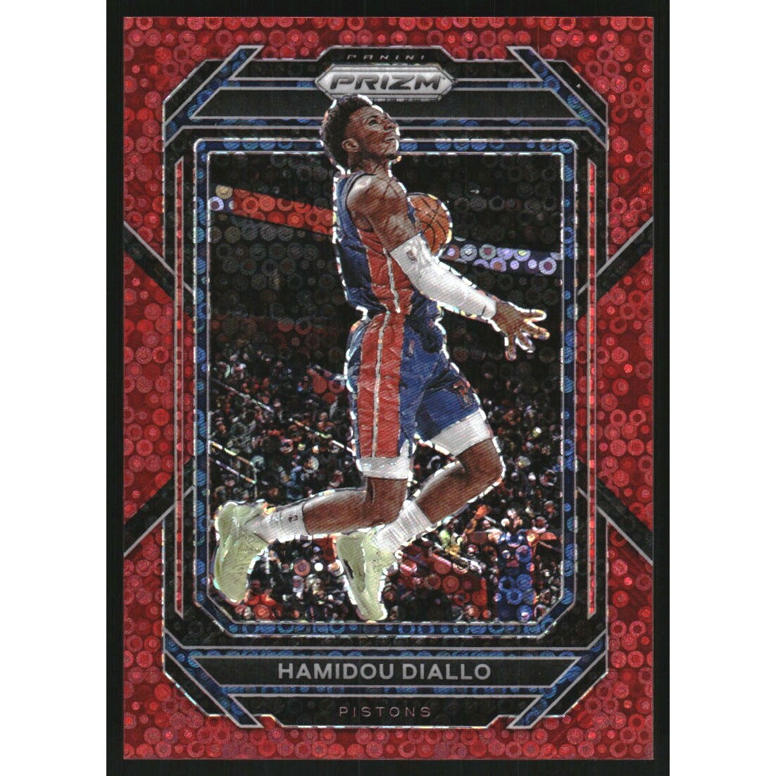 2022-23 Panini Prizm Prizms Fast Break Red #82 Hamidou Diallo