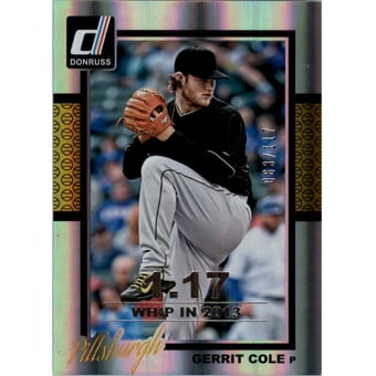 2014 Donruss Stat Line Season #326 Gerrit Cole/117