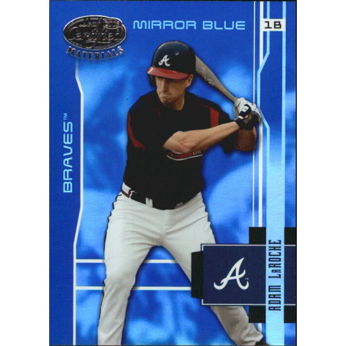 2003 Leaf Certified Materials Mirror Blue #15 Adam LaRoche