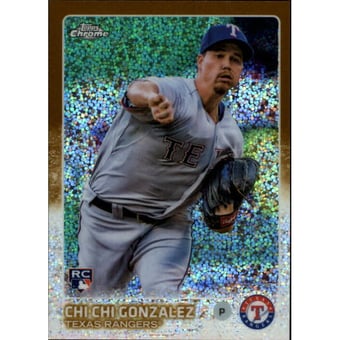2015 Topps Update Chrome Gold Refractors #US102 Chi Chi Gonzalez
