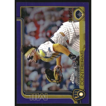 2025 Topps Chrome Purple Refractors #25 William Contreras