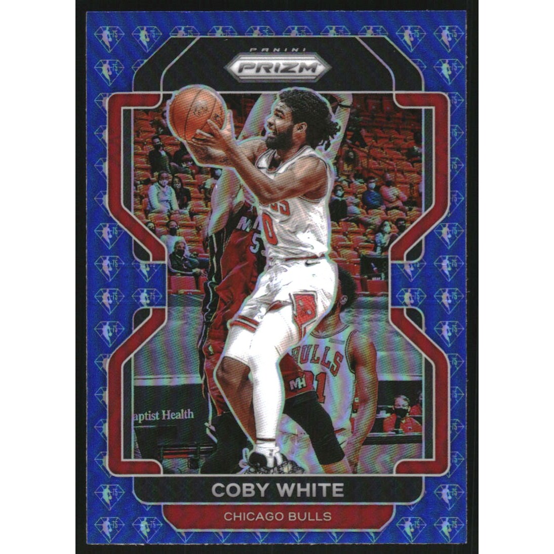 2021-22 Panini Prizm Prizms NBA 75th Anniversary #143 Coby White 2021-22 Panini Prizm Prizms NBA 75th Anniversary #143 Coby White