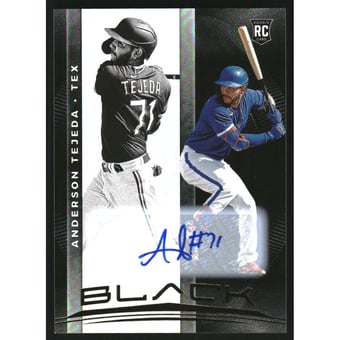 2021 Panini Black Autographs #19 Anderson Tejeda