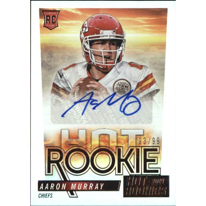 2014 Panini Hot Rookies Hot Rookies Autographs #HRAM Aaron Murray/99 2014 Panini Hot Rookies Hot Rookies Autographs #HRAM Aaron Murray/99