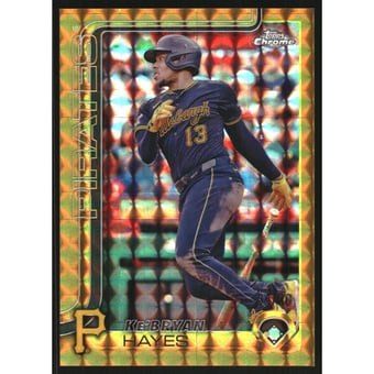 2025 Topps Chrome Gold Geometric Refractors #196 Ke'Bryan Hayes