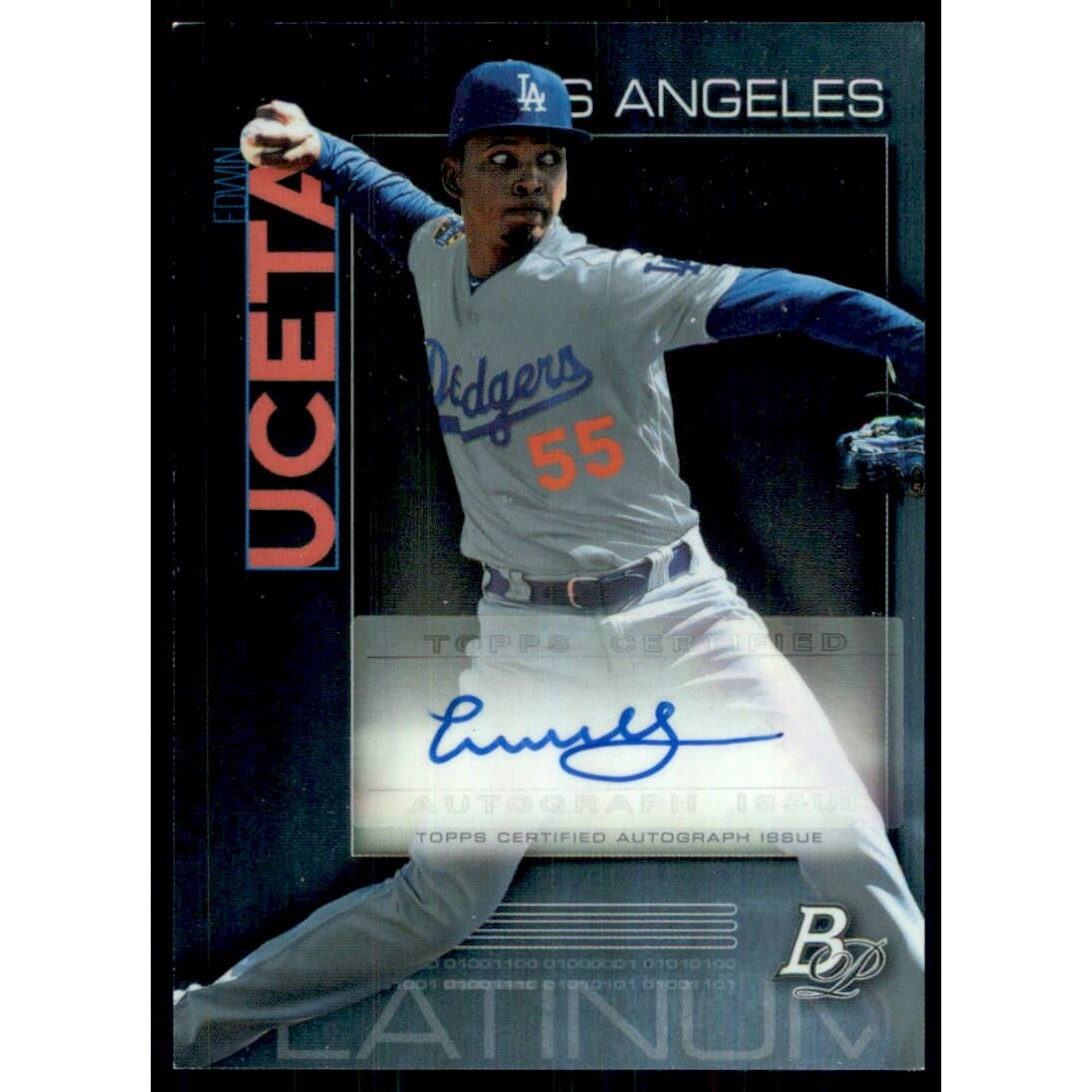 2020 Bowman Platinum Top Prospect Autographs #TOP30 Edwin Uceta