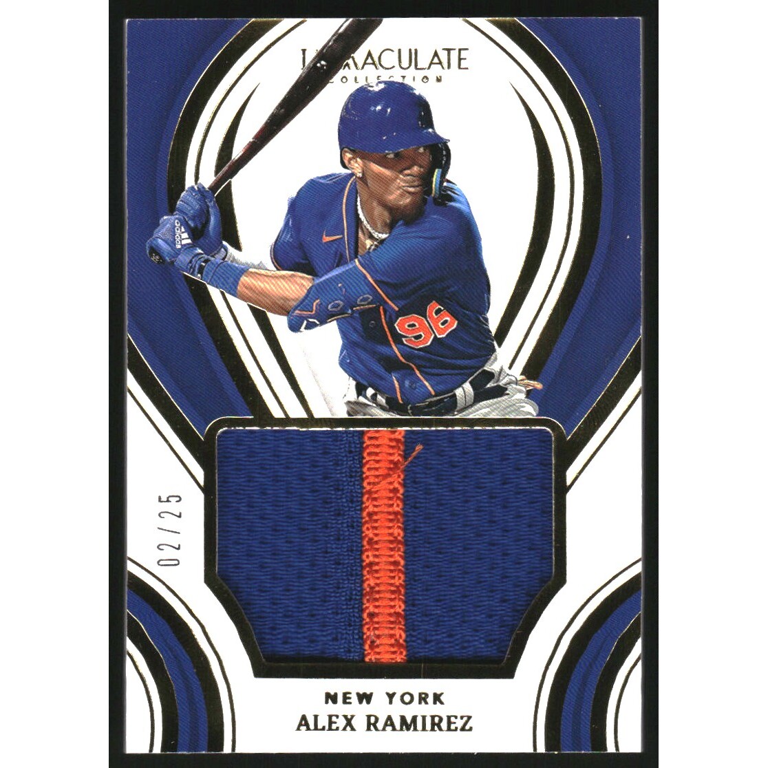 2023 Immaculate Collection Prime Rookies Materials #37 Alex Ramirez