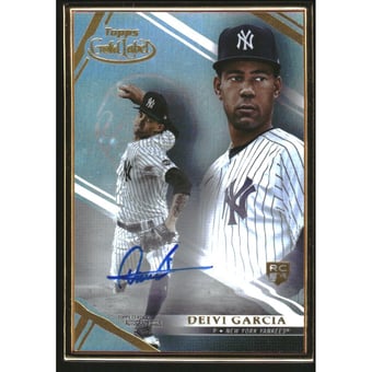 2021 Topps Gold Label Framed Autographs #FADG Deivi Garcia
