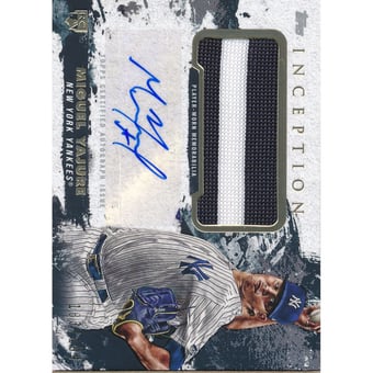 2021 Topps Inception Patch Autographs #APCMY Miguel Yajure/199