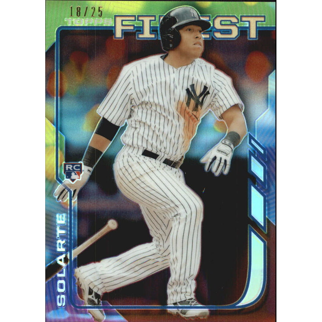 2014 Finest Red Refractors #63 Yangervis Solarte 2014 Finest Red Refractors #63 Yangervis Solarte