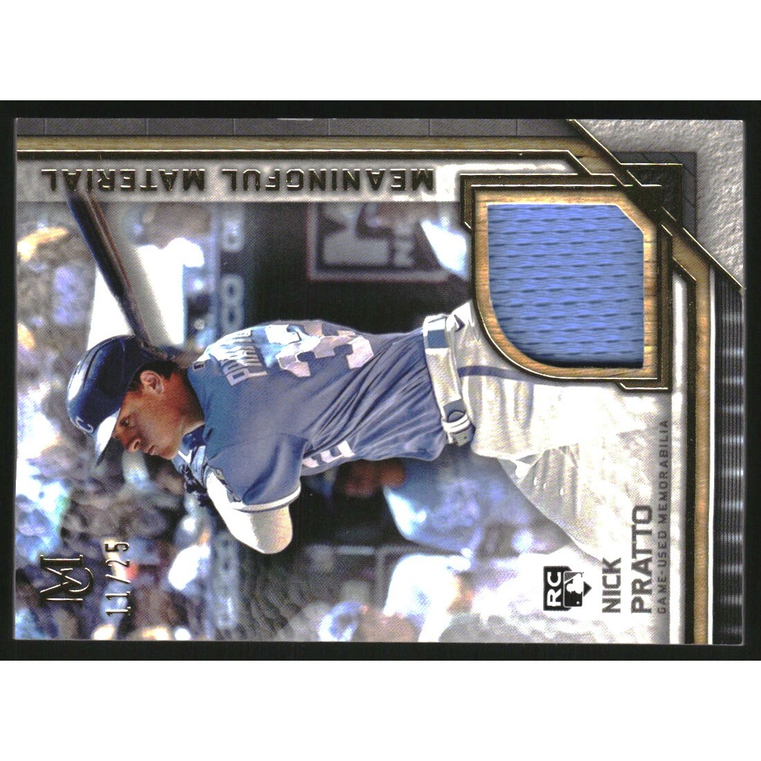 2023 Topps Museum Collection Meaningful Material Relics Gold #MMRNP Nick Pratto