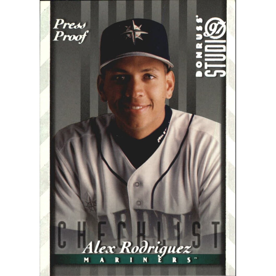 1997 Studio Silver Press Proofs #165 Alex Rodriguez CL