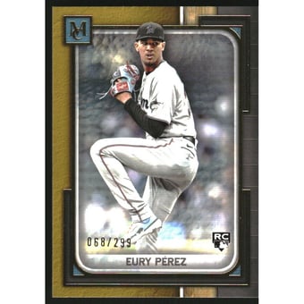 2023 Topps Museum Collection Gold #1 Eury Perez