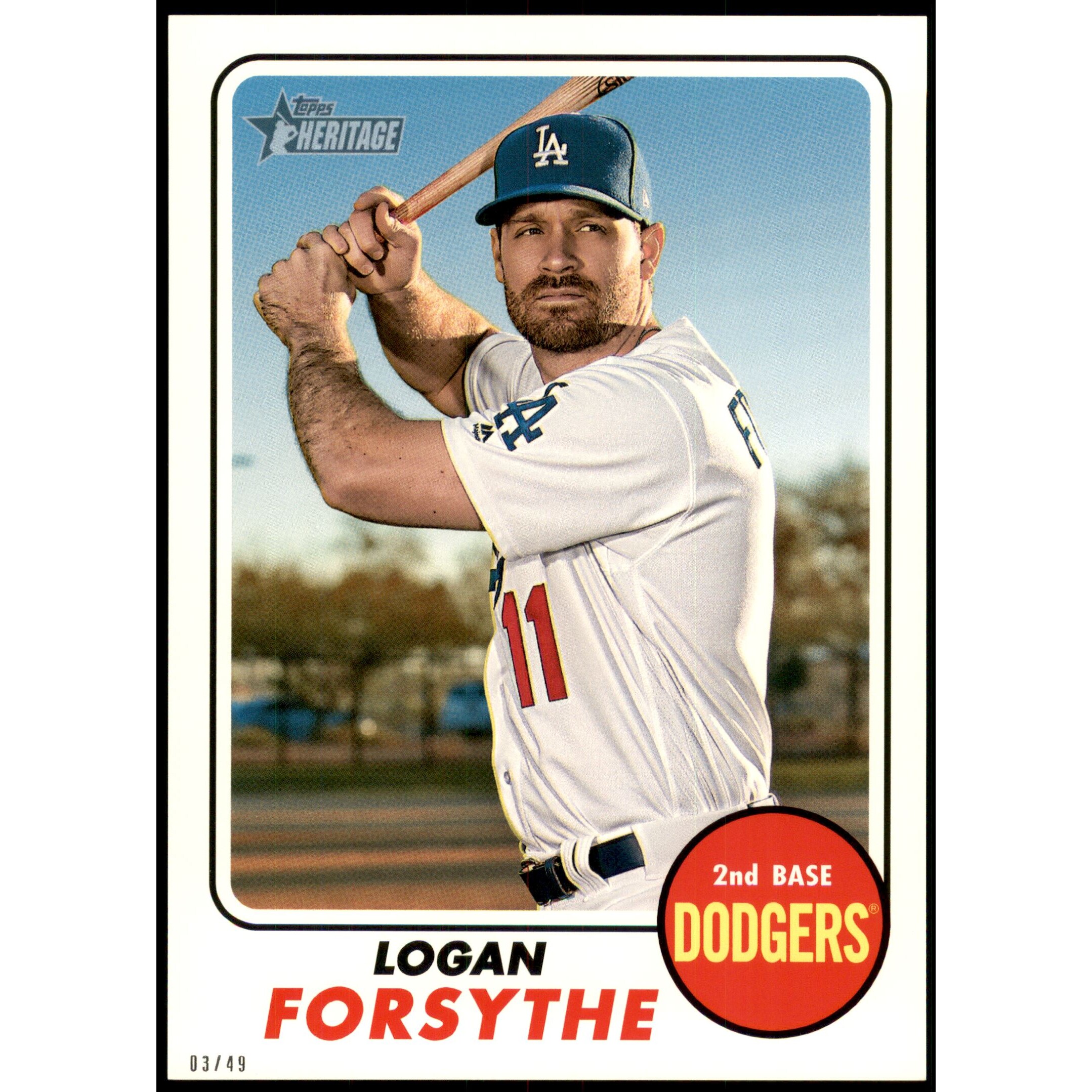 2017 Topps Heritage 5×7 #528 Logan Forsythe 2017 Topps Heritage 5×7 #528 Logan Forsythe