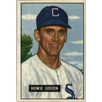 1951 Bowman #123 Howie Judson