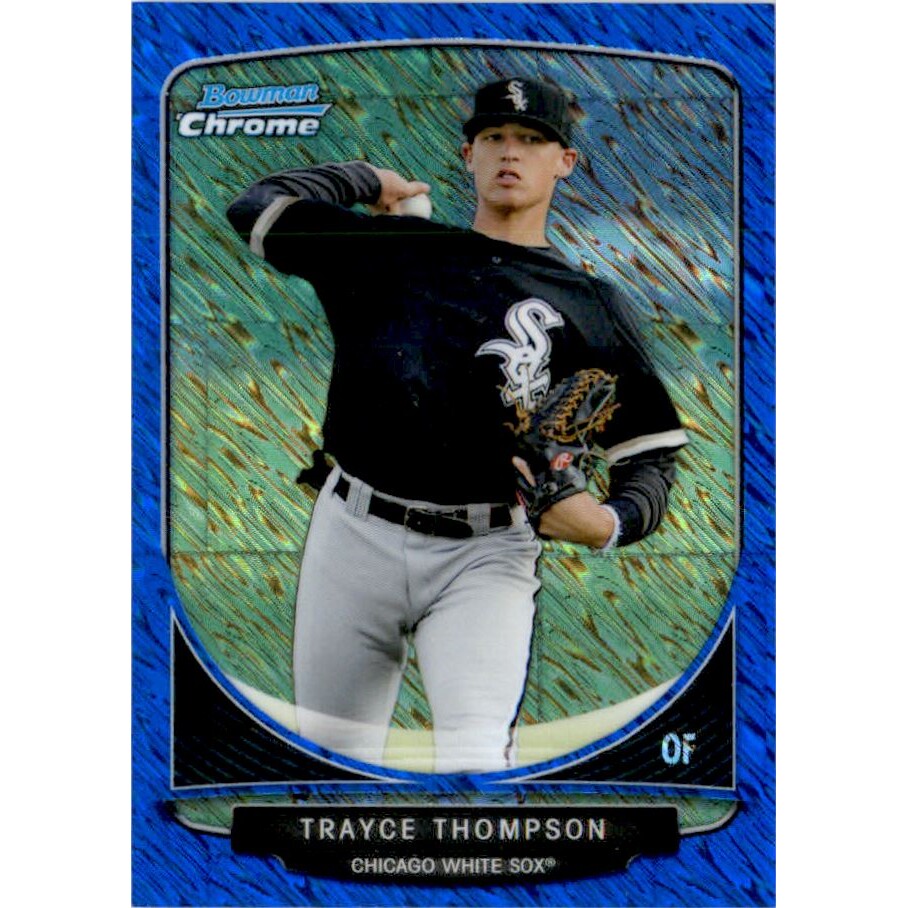 2013 Bowman Chrome Cream of the Crop Mini Blue Wave Refractors #CWS2 Trayce Thompson