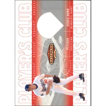 2002 Upper Deck Ballpark Idols Player's Club Jerseys #HN Hideo Nomo