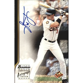 2002 Bowman Autographs #BALB Larry Bigbie A