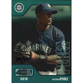 2002 Upper Deck 40-Man Electric Rainbow #185 Antonio Perez