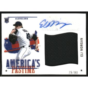 2022 Panini Chronicles America's Pastime Material Signatures #29 Eli Morgan/99