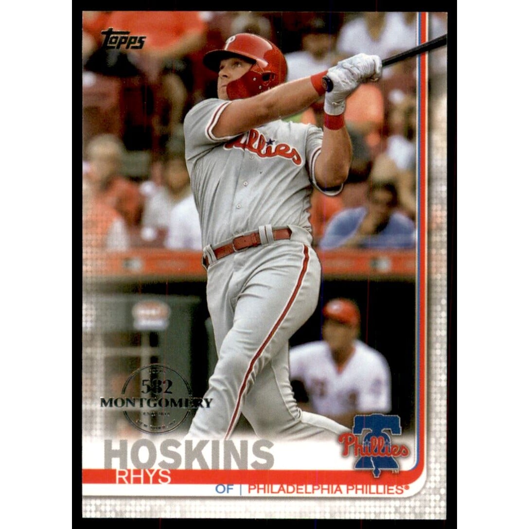 2019 Topps Factory Set 582 Montgomery #279 Rhys Hoskins