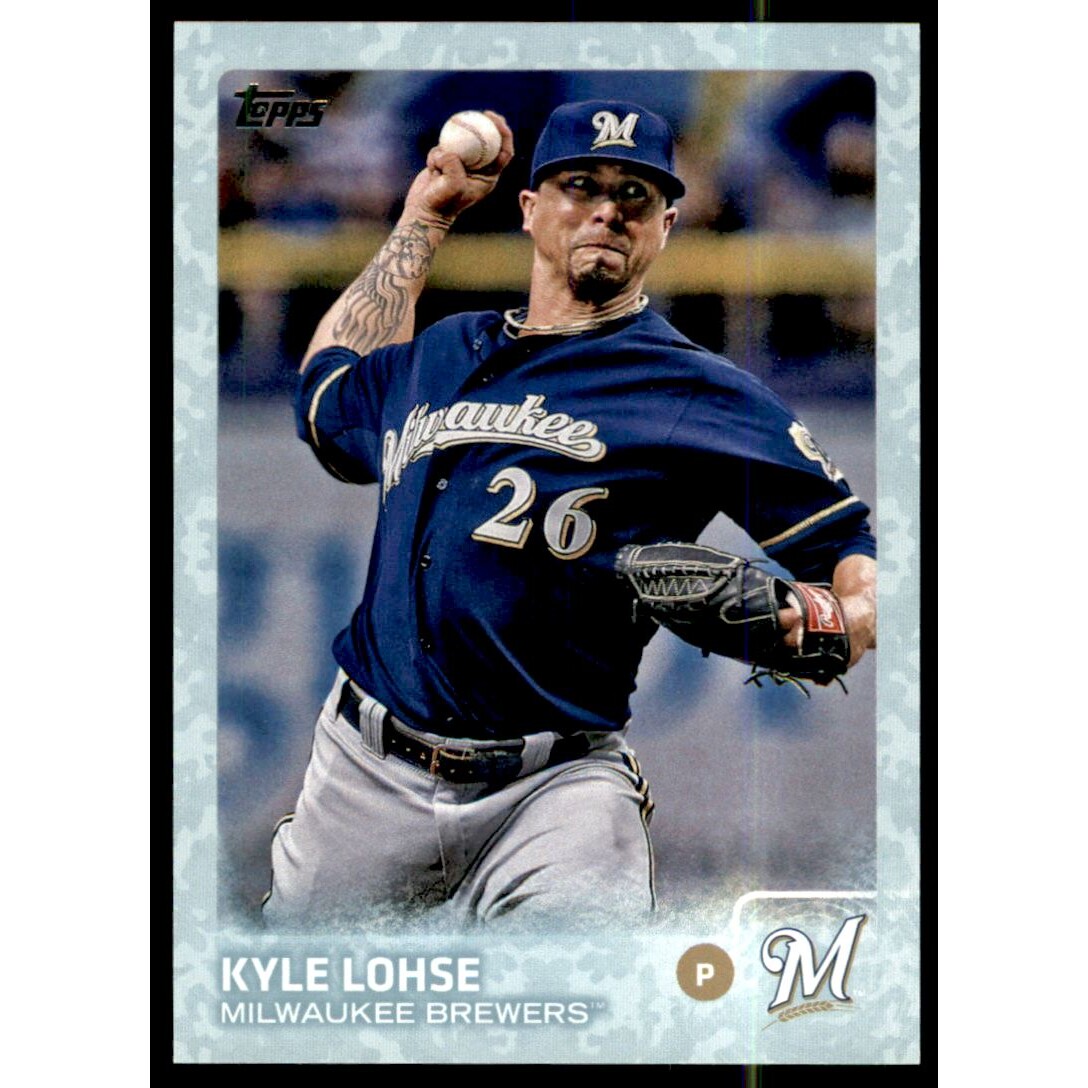2015 Topps Snow Camo #410 Kyle Lohse. rookie card picture
