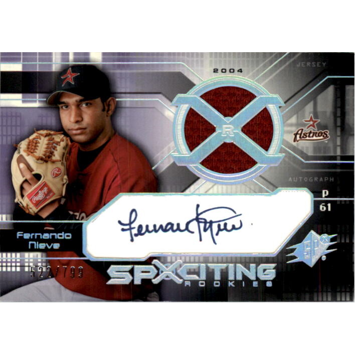 2004 SPx #176 Fernando Nieve AU JSY RC