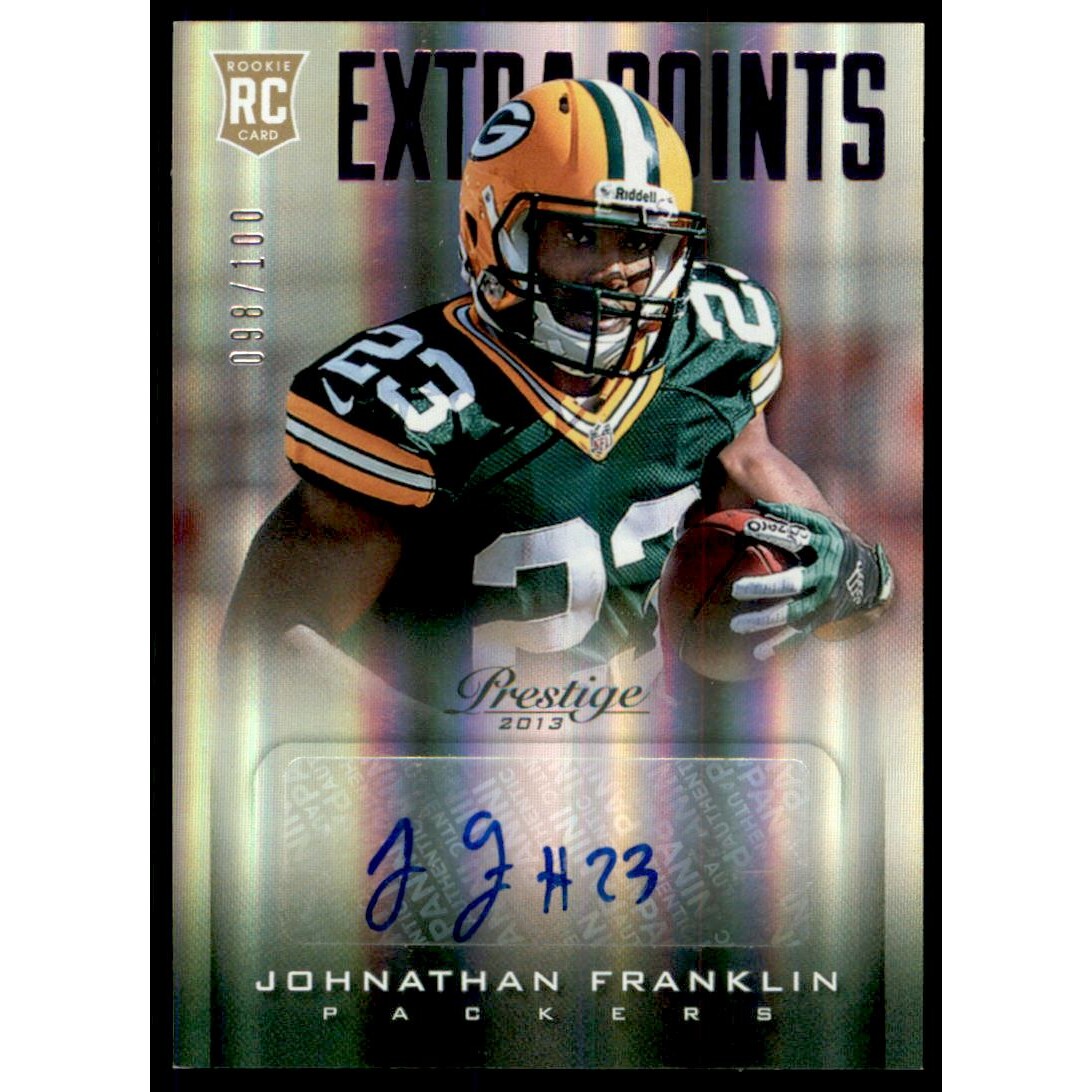 2013 Prestige Extra Points Purple Autographs #242 Johnathan Franklin